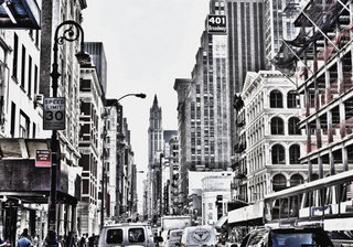 Brodway, New york, Noir et blanc