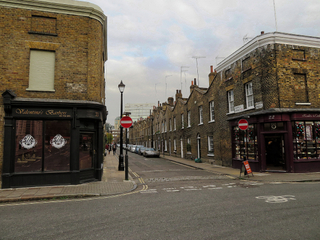 Immeubles en briques vers Waterloo, Londres